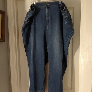 Catherines Moderately Curvey Right Fit Blue Jeans Petite
